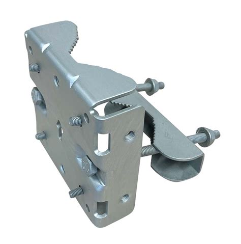 metal brackets mending pole|universal pole mount bracket.